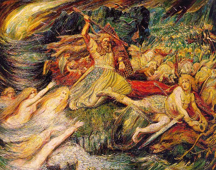  Henry de  Groux The Death of Siegfried